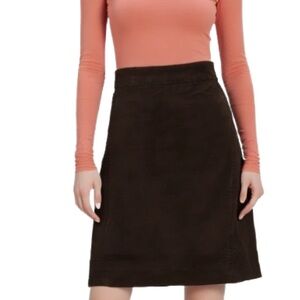J. Crew Brown Corduroy Skirt Size 4